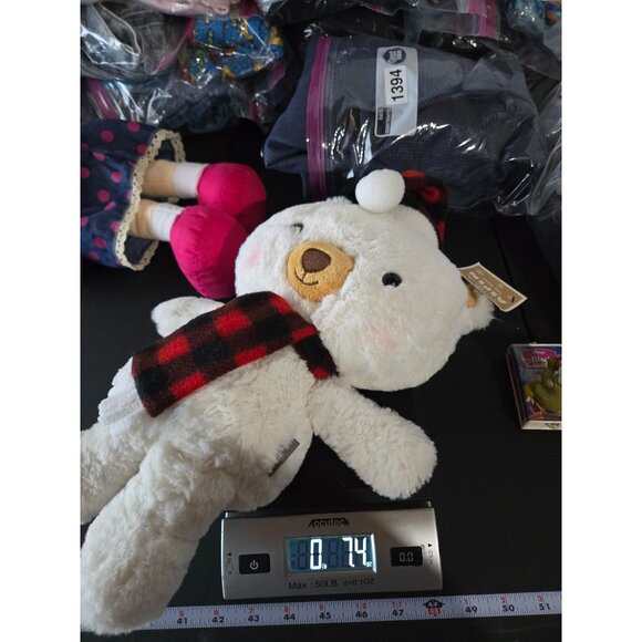 Hallmark Aspen the Bear Plush Stuffed Animal Polar Christmas Holiday Teddy NWT - Picture 10 of 10